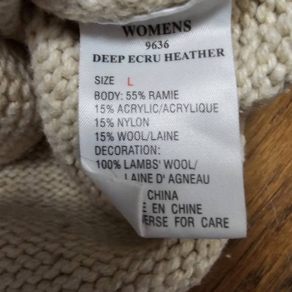 Vintage 90s Woolrich Wool Pullover Sweater Birds Large - Picture 5 of 5